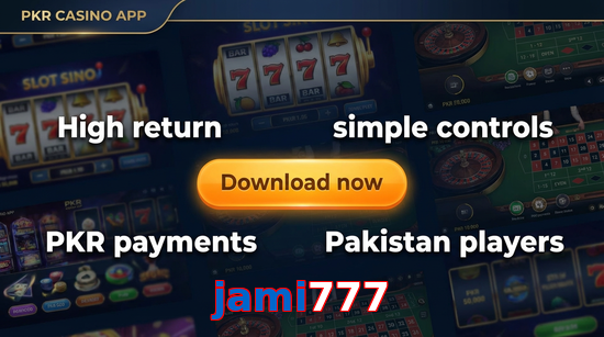 Main screen of Jami777 gamedownload page for PK players